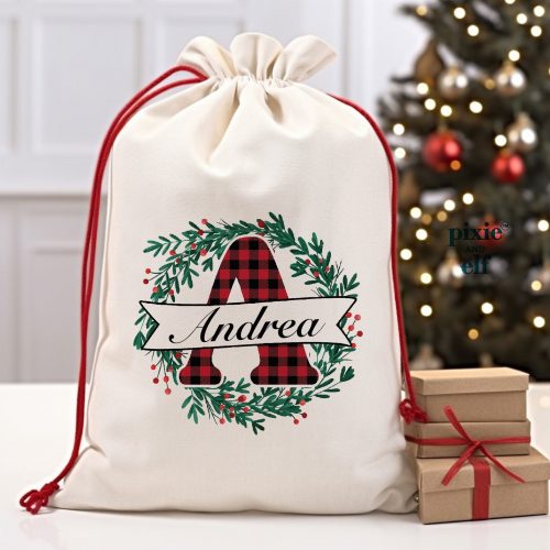 Santa Sack with Monogram Name